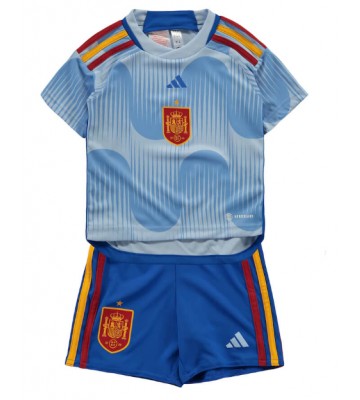 Spanien Udebanesæt Børn VM 2022 Kort ærmer (+ korte bukser)